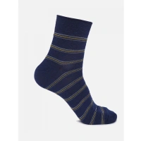 Generic 5 Pairs Men's Casual Cotton Blended Printed Mid-Calf length Socks (Assorted) - 0.35, Assorted