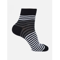 Generic 5 Pairs Men's Casual Cotton Blended Printed Mid-Calf length Socks (Assorted) - 0.35, Assorted
