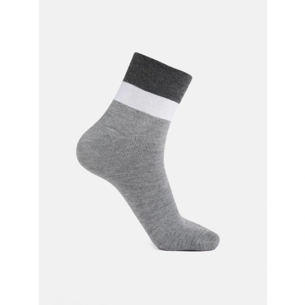 Generic 5 Pairs Men's Casual Cotton Blended Solid Ankle length Socks (Assorted) - 0.35, Assorted