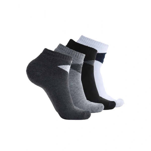 Generic 5 Pairs Men's Casual Cotton Blended Solid Mid-Calf length Socks (Assorted) - 0.35, Assorted