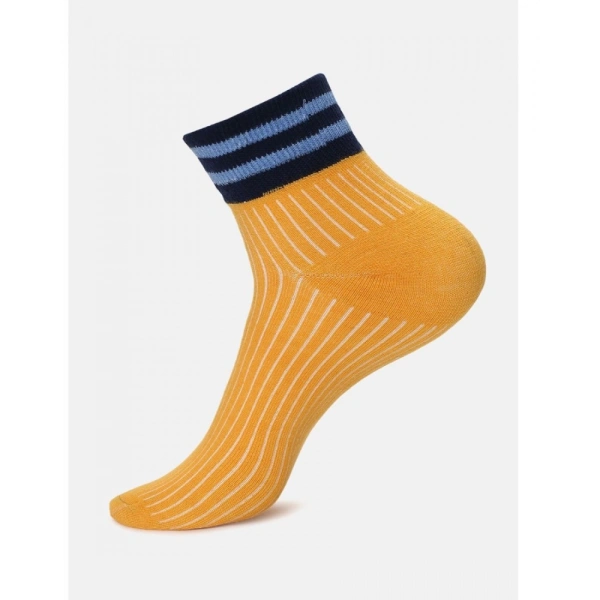 Generic 5 Pairs Unisex Casual Cotton Blended Printed Ankle length Socks (Assorted) - 0.35, Assorted