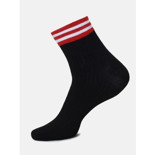 Generic 5 Pairs Unisex Casual Cotton Blended Printed Ankle length Socks (Assorted) - 0.35, Assorted