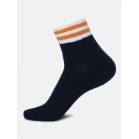 Generic 5 Pairs Unisex Casual Cotton Blended Printed Ankle length Socks (Assorted) - 0.35, Assorted