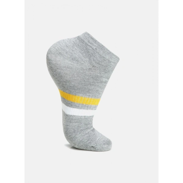 Generic 5 Pairs Unisex Casual Cotton Blended Printed Ankle length Socks (Assorted) - 0.35, Assorted