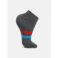Generic 5 Pairs Unisex Casual Cotton Blended Printed Ankle length Socks (Assorted) - 0.35, Assorted