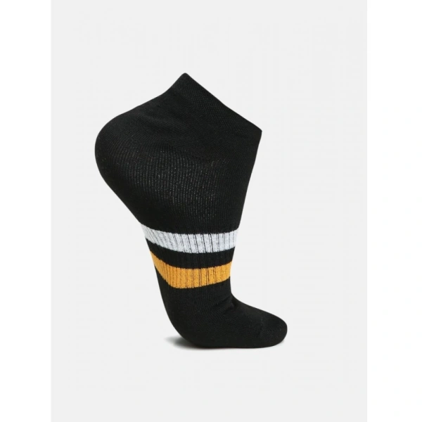 Generic 5 Pairs Unisex Casual Cotton Blended Printed Ankle length Socks (Assorted) - 0.35, Assorted