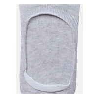 Generic 5 Pairs Unisex Casual Cotton Blended Solid No-show Socks (Light Grey) - 0.35, Light Grey