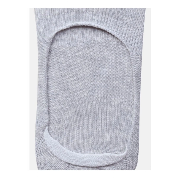 Generic 5 Pairs Unisex Casual Cotton Blended Solid No-show Socks (Light Grey) - 0.35, Light Grey