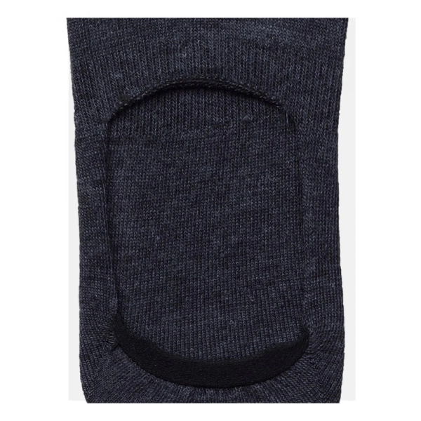 Generic 5 Pairs Unisex Casual Cotton Blended Solid No-show Socks (Dark Grey) - 0.35, Dark Grey