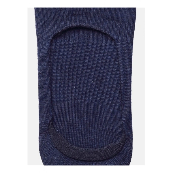 Generic 5 Pairs Unisex Casual Cotton Blended Solid No-show Socks (Navy) - 0.35, Navy