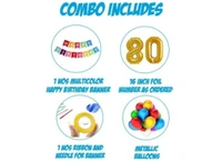 Shopnav 6Th Happy Birthday Decoration Combo With Multi Color Banner (Multicolor) - 0.25, Multicolor