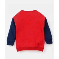 Boy's Casual Full Sleeve Printed Cotton T Shirt With Pant (Red) - 9-10-Yrs, 0.35, Red
