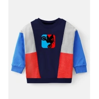 Boy's Casual Full Sleeve Printed Cotton T Shirt With Pant (Blue) - 11-12-Yrs, 0.35, Blue