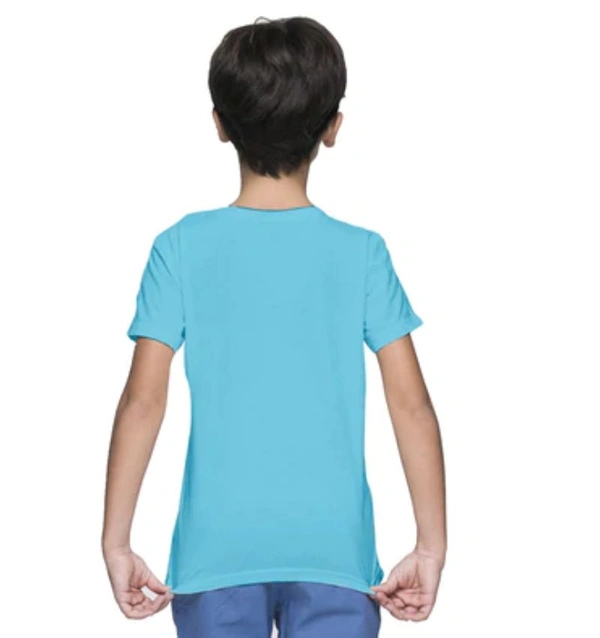 Boys Cotton Baby Shark Half Sleeve TShirt (Blue) - 2XL, 0.25, Blue