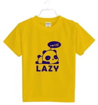 Boys Cotton Lazy Half Sleeve TShirt (Mustard) - L, 0.25, Mustard