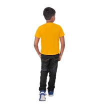 Boys Cotton Will Be Cool Half Sleeve TShirt (Mustard) - S, 0.25, Mustard
