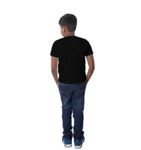 Boys Cotton Will Be Cool Half Sleeve TShirt (Black) - L, 0.25, Black