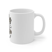 Ceramic Gorila Desing Printed Coffee Mug (Color: White, Capacity:330ml) - 0.3, White
