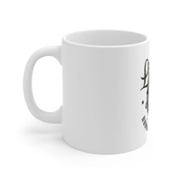 Ceramic Gorila Desing Printed Coffee Mug (Color: White, Capacity:330ml) - 0.3, White