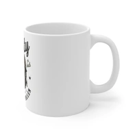 Ceramic Gorila Desing Printed Coffee Mug (Color: White, Capacity:330ml) - 0.3, White