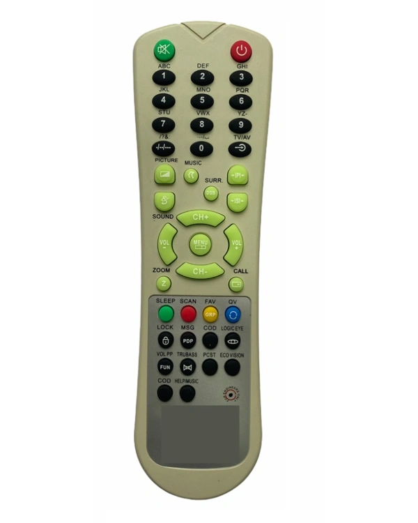 CRT TV Remote No. URC51, Compatible with Akai CRT TV Remote (Exactly Same Remote will Only Work) - 0.38
