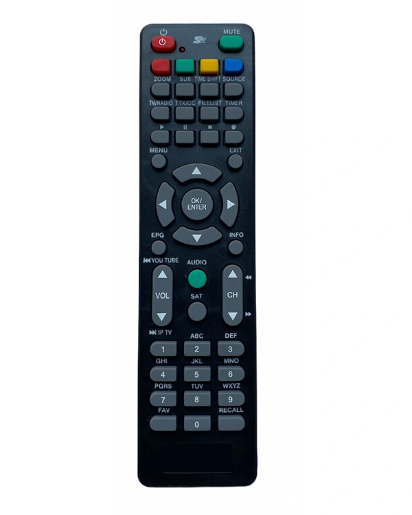 DTH Remote, Compatible with eLink Smart Free Dish DTH (with WiFi) Remote (Exactly Same Remote will Only Work) - 0.38
