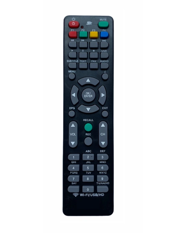 DTH Remote, Compatible with Kingstar, i-Zone, Manthan Free Dish DTH (with WiFi) Remote (Exactly Same Remote will Only Work) - 0.38