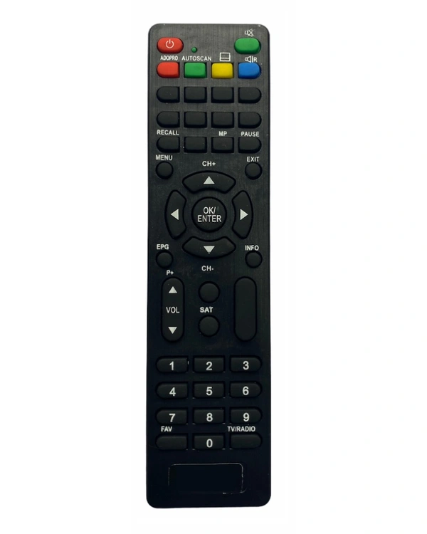 DTH Remote, Compatible with STC Free Dish DTH (with WiFi) Remote (Exactly Same Remote will Only Work) - 0.38