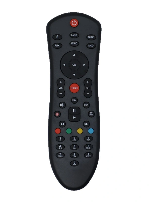 DTH Set Top Box Remote (With Recording), Compatible With Dish TV Sd_Hd Set Top Box Remote_Old Remote Functions Must Be Exactly Same (Color:Multi) - 0.13