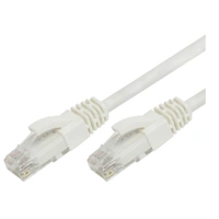 Ethernet Patch Cord CAT5E, RJ45 LAN Cable 3 Yards (White) - 0.25
