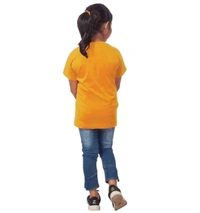 Girls Cotton Adelie Half Sleeve TShirt (Mustard) - L, 0.25, Mustard