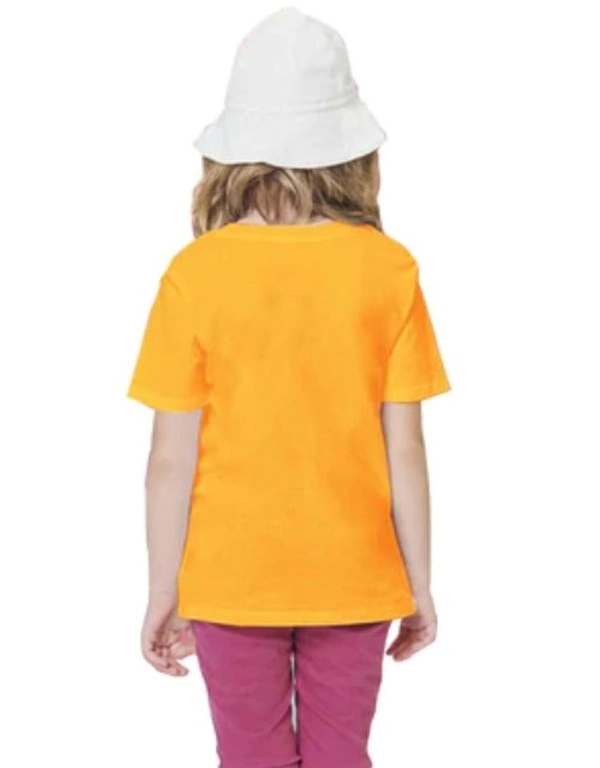 Girls Cotton Akashi Half Sleeve TShirt (Yellow) - M, 0.25, Yellow