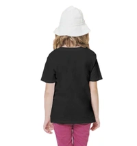 Girls Cotton Baby Shark Half Sleeve TShirt (Black) - M, 0.25, Black