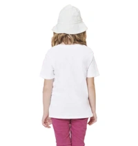 Girls Cotton Baby Shark Half Sleeve TShirt (White) - M, 0.25, White