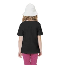 Girls Cotton Rowdy Baby Half Sleeve TShirt (Black) - S, 0.25, Black