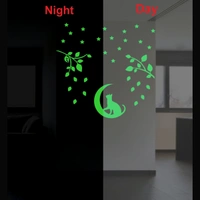 Shopnav Green Decorative Radium Wall Sticker - Finished OutPut Size: 69X48cm, 0.12, Green