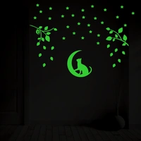 Shopnav Green Decorative Radium Wall Sticker - Finished OutPut Size: 69X48cm, 0.12, Green