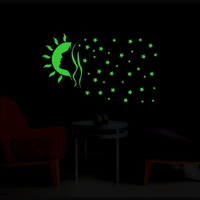 Shopnav Green Decorative Radium Wall Sticker - Finished OutPut Size: 51X31cm, 0.12, Green