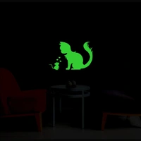 Shopnav Green Decorative Radium Wall Sticker - Finished OutPut Size: 33X21cm, 0.12, Green