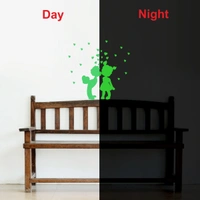 Shopnav Green Galaxy Of Stars Radium Wall Sticker - Finished OutPut Size: 43X42cm, 0.12, Green