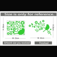 Shopnav Green Kids Room Decor Radium Wall Sticker - Finished OutPut Size: 42X30cm, 0.12, Green