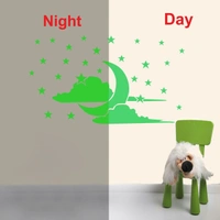 Shopnav Green Kids Room Decor Radium Wall Sticker - Finished OutPut Size: 47X26cm, 0.12, Green