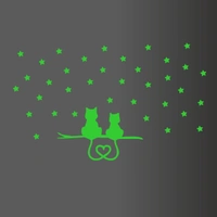 Shopnav Green Kids Room Decor Radium Wall Sticker - Finished OutPut Size: 72X44cm, 0.12, Green