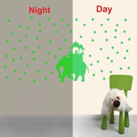 Shopnav Green Kids Room Decor Radium Wall Sticker - Finished OutPut Size: 74X39cm, 0.12, Green