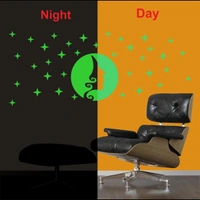 Shopnav Green Radium Sticke Wall Sticker - Finished OutPut Size: 61X30cm, 0.12, Green