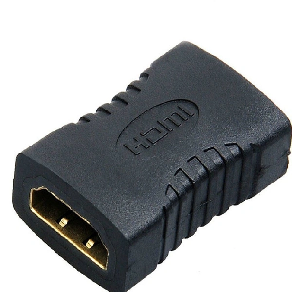 HDMI Adapter Female to Female Extender Jointer Black (Black) - 0.25