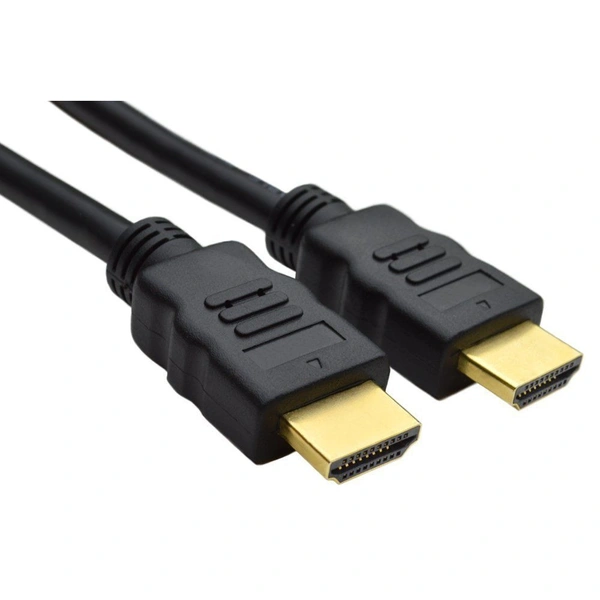 HDMI Cable Male to Male 3 Yards Supports All HDMI Devices, High Speed 3D, 4K, Full HD 1080p (Black) - 0.25