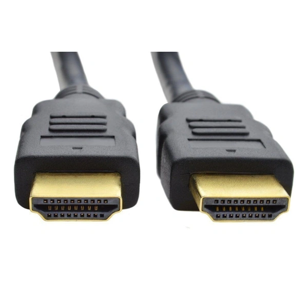 HDMI Cable Male to Male 3 Yards Supports All HDMI Devices, High Speed 3D, 4K, Full HD 1080p (Black) - 0.25