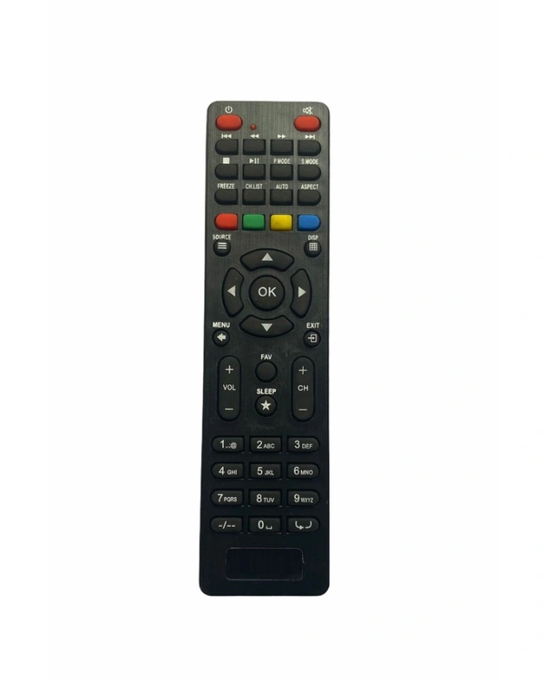 LCD/LED Remote No. 734, Compatible with Vu LCD/LED Remote Control (Exactly Same Remote will Only Work) - 0.38