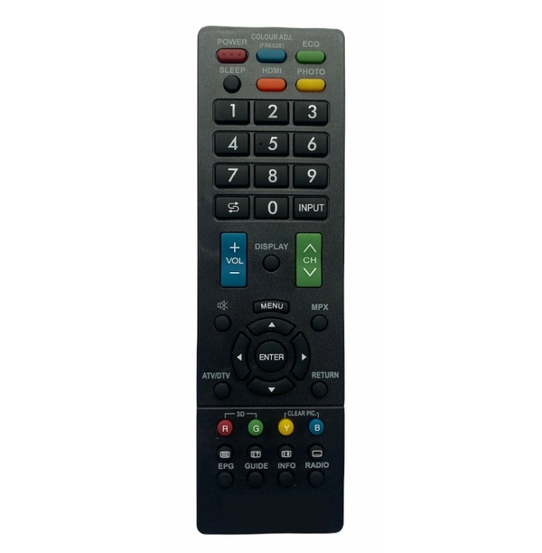 LCD/LED Remote No. GB016WJSA, Compatible with Sharp LCD/LED TV Remote Control (Exactly Same Remote will Only Work) - 0.13